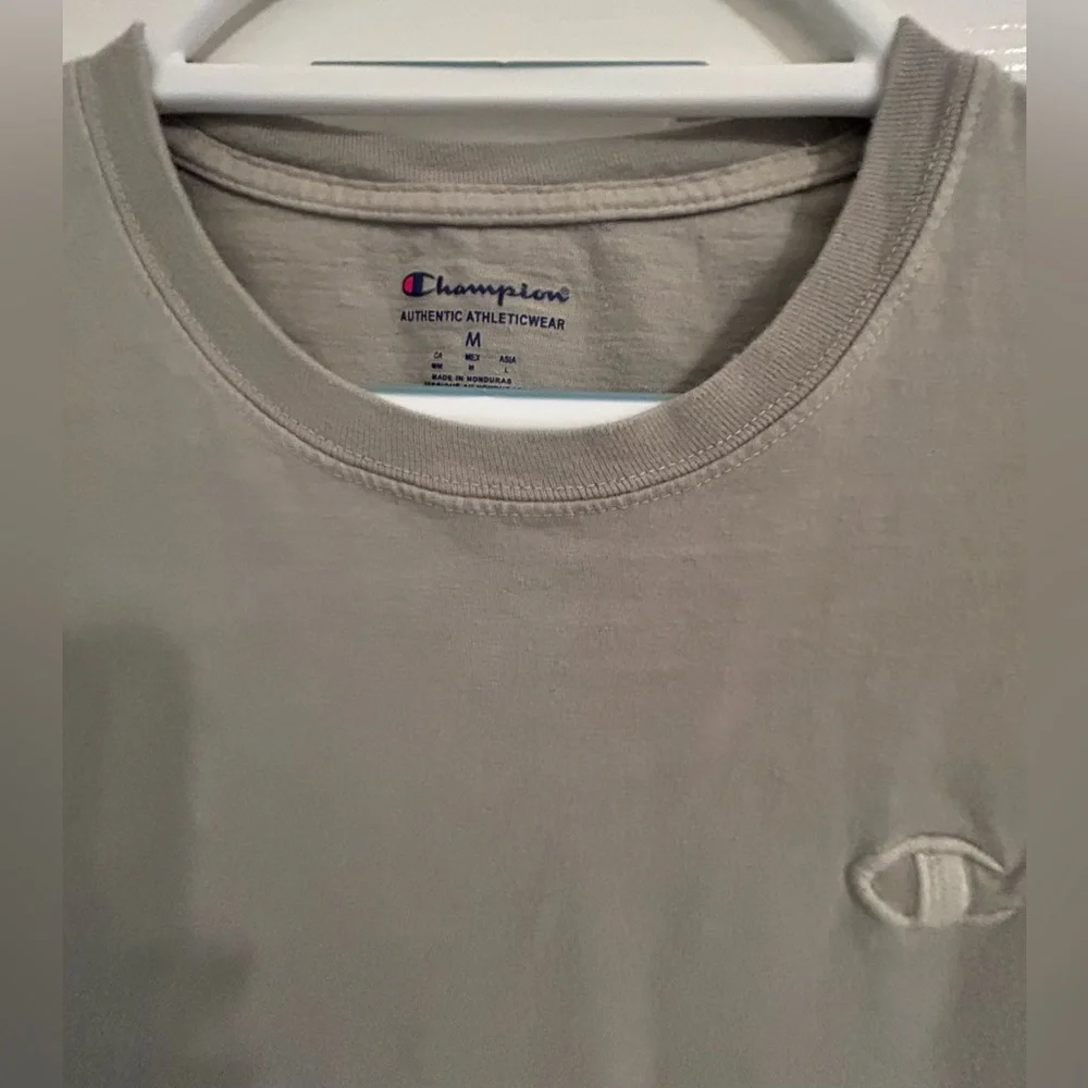 Champion thick %100 Cottenone green, one blue Athletic T-Shirt,price is for both - Picture 4 of 8